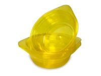 Glass bowl yellow 350 ml